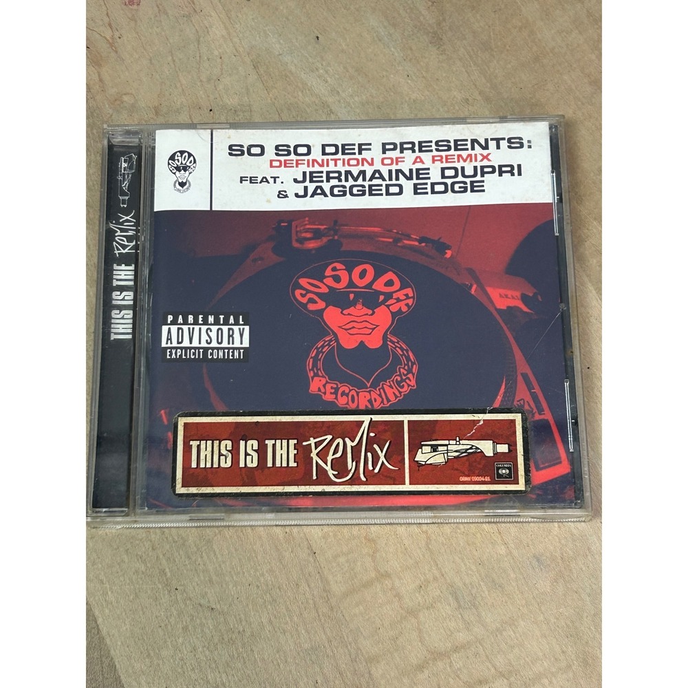 SO SO DEF PRESENTS DEFINITION OF A REMIX CD Jermaine Dupri Jagged Edge